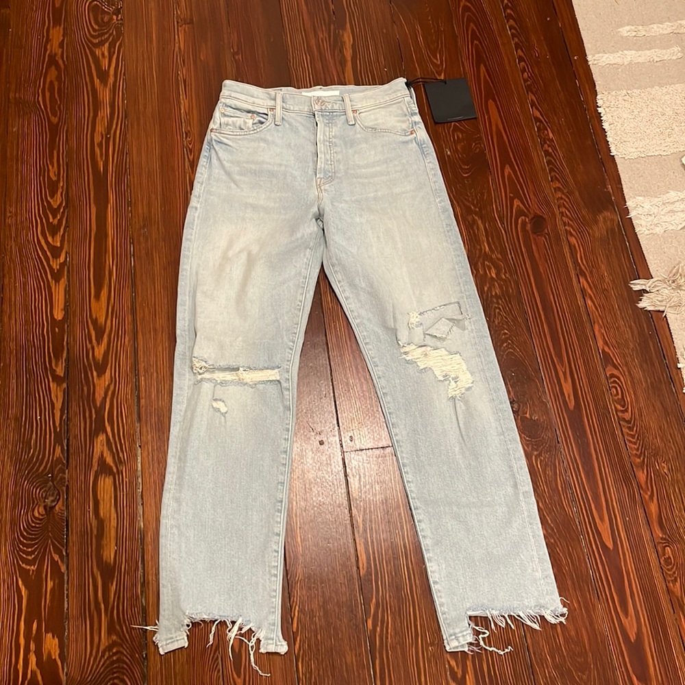 MOTHER Huffy Flood Chew Jeans